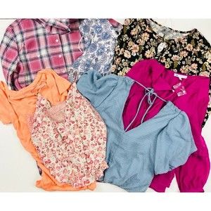 Lot of 7 Blouses New Nordstrom Brands Tops Size Small Shirt Bundle Assorted